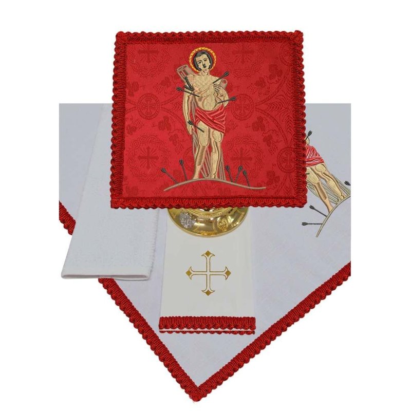 conjunto de alfaias em tecido liturgico 300 b129