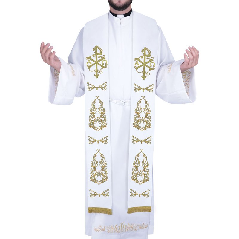 estola sacerdotal 307 143 branca