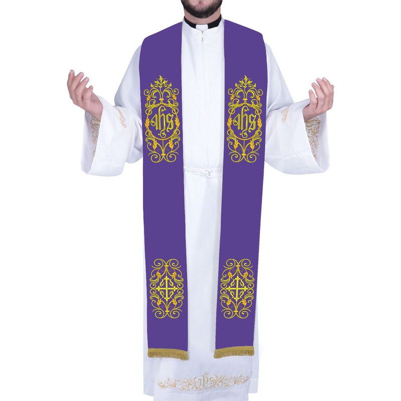 estola sacerdotal 307 901 roxo